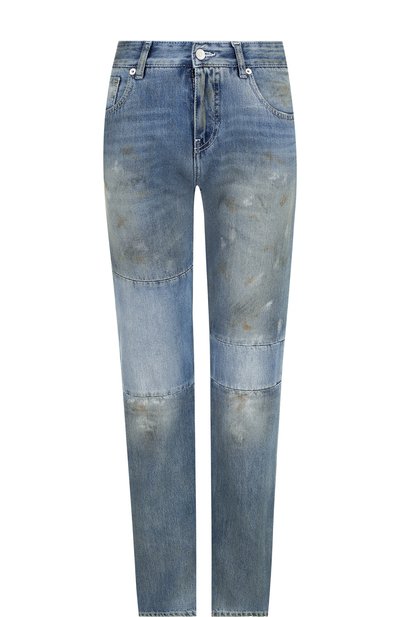 Джинсы прямого кроя с потертостями MM6, арт. S32LA0153/S30460, фото 1