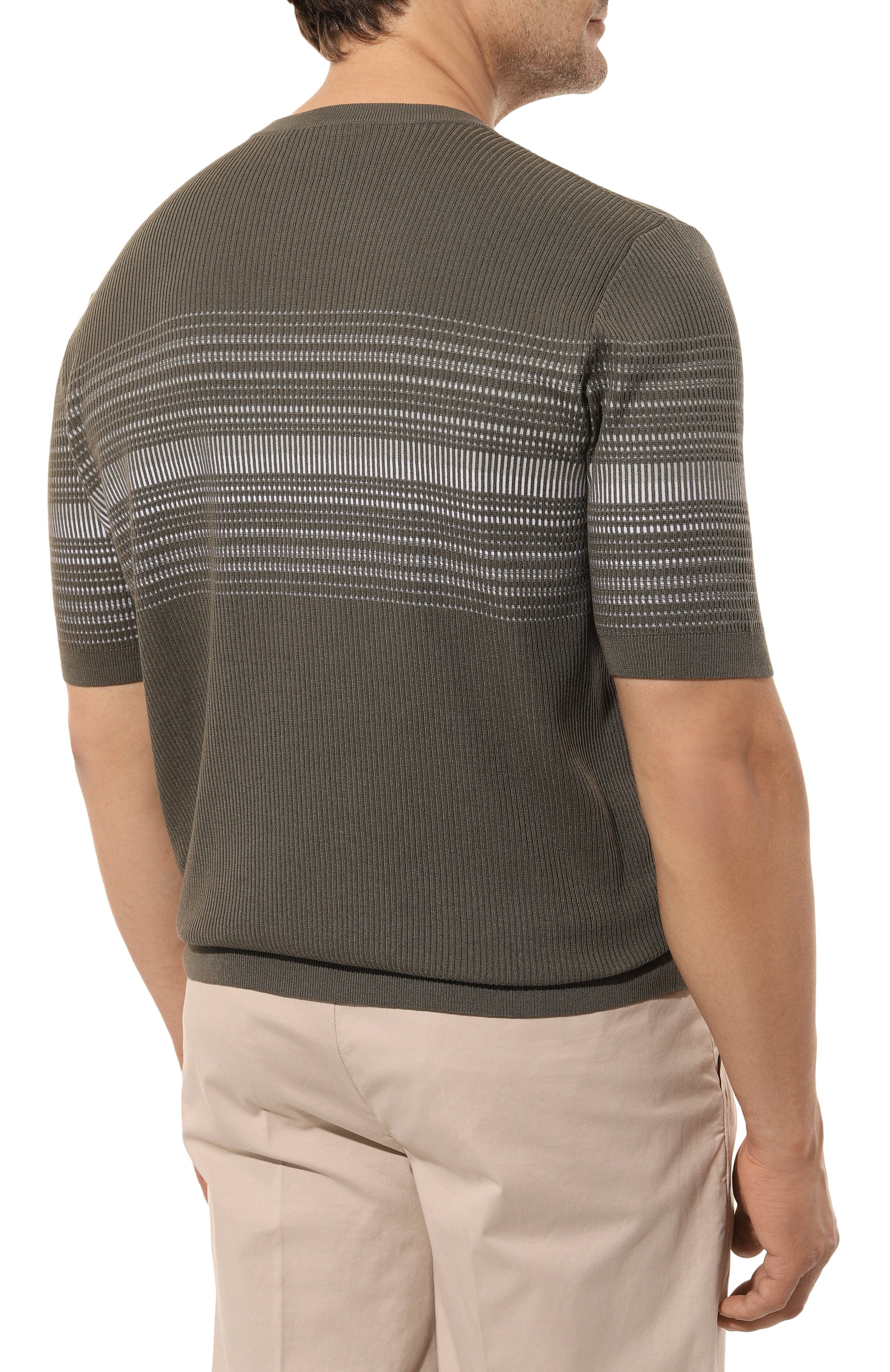 Джемпер из хлопка и шелка ZILLI, арт. KRN002M0142VCC000, фото 4