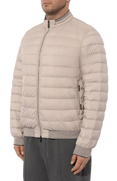 Пуховый бомбер strauss-s3 MOORER светло-бежевого цвета по цене 189000 руб., арт. SUARTS, фото 3 Пуховый бомбер strauss-s3 MOORER, арт. SUARTS, фото 3