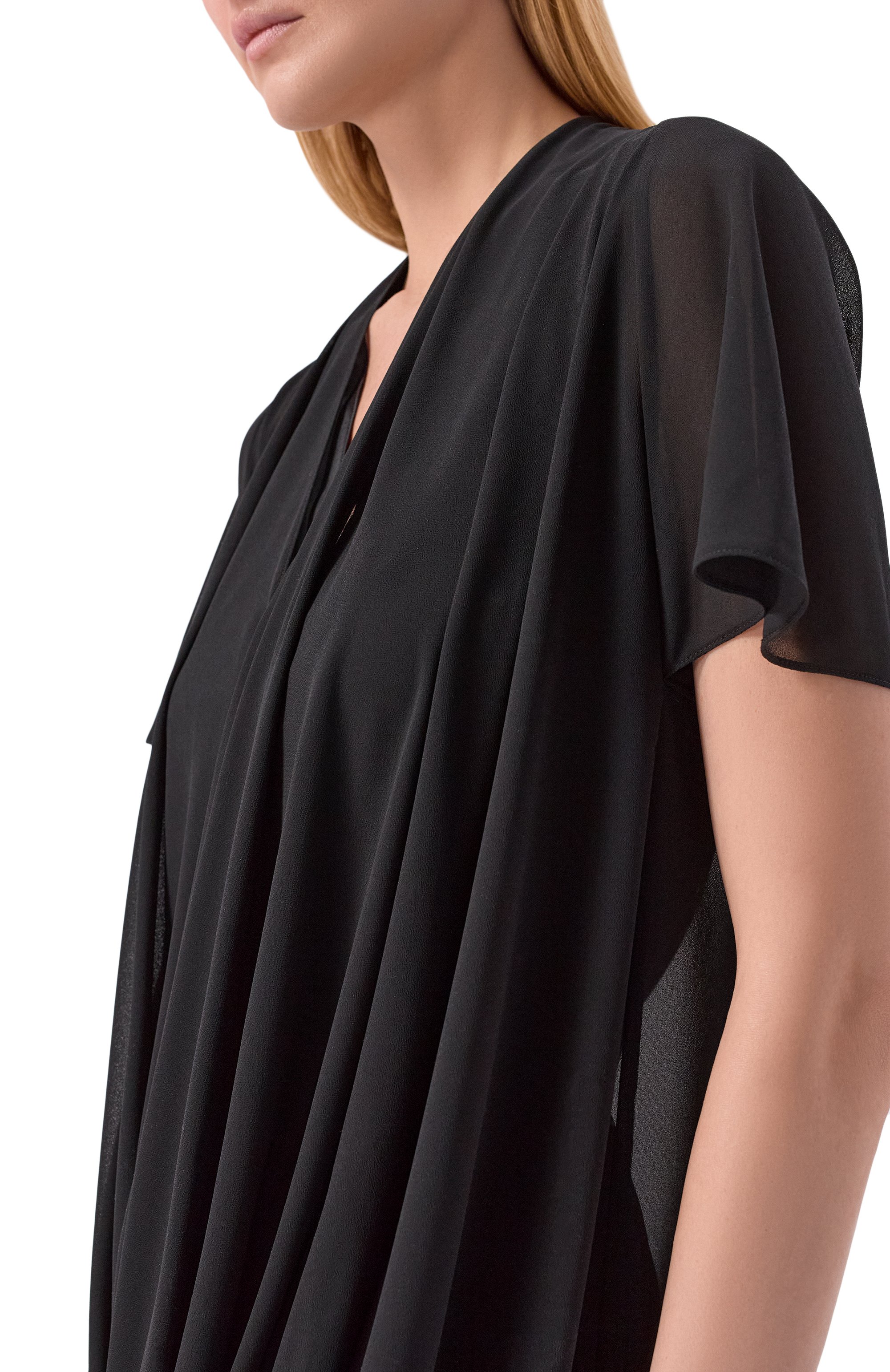 Платье MM6 черного цвета по цене 99050 руб., арт. S52DG0034/M35468, фото 4 Платье MM6, арт. S52DG0034/M35468, фото 4