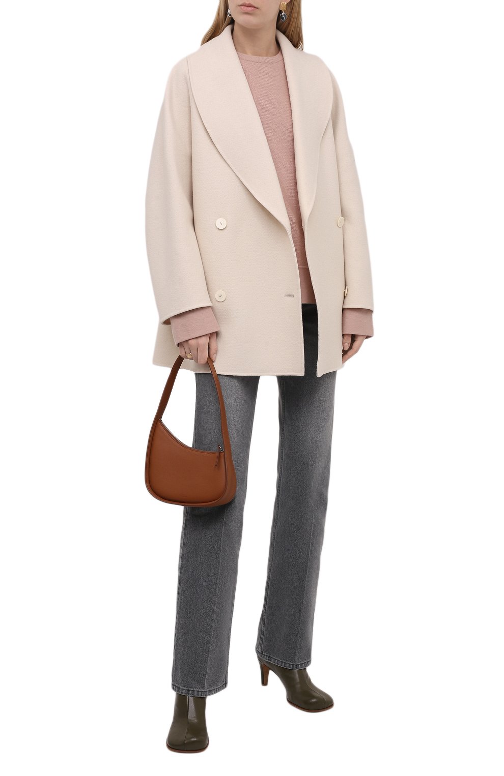 Пальто из шерсти и кашемира THE ROW, арт. 5887W1439, фото 2