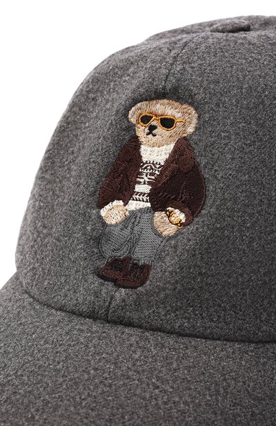 Шерстяная бейсболка RALPH LAUREN, арт. 790858842, фото 4
