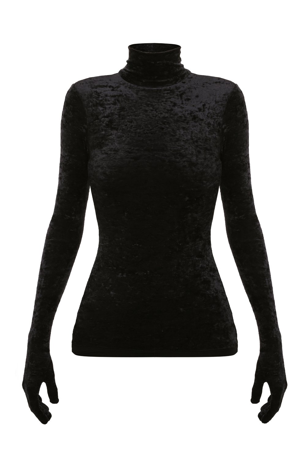 Водолазка VETEMENTS черного цвета по цене 112500 руб., арт. WA53T0600B 2700/BLACK, фото 1 Водолазка VETEMENTS, арт. WA53T0600B 2700/BLACK, фото 1