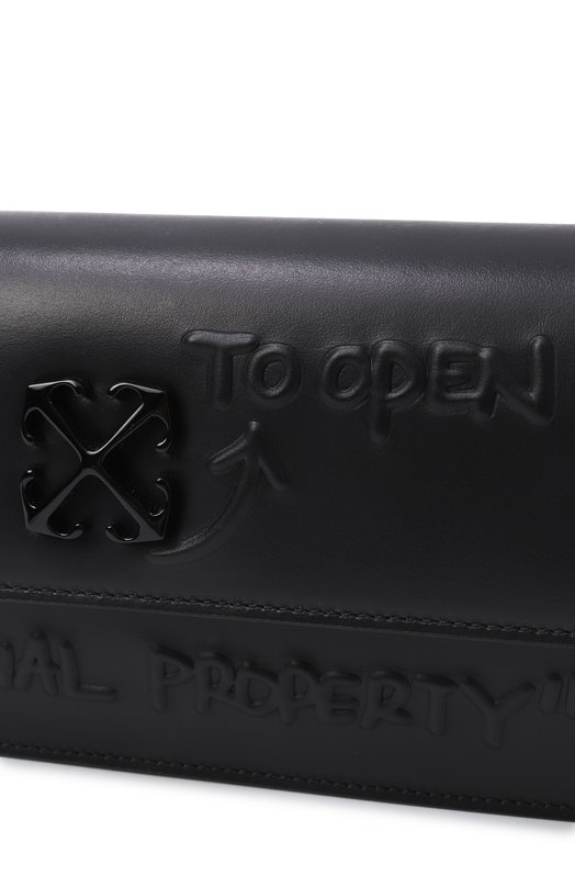 Сумка Jitney 1.0 Quote3D Off-White 0WNN172C99LEA003 Чёрный  0WNN172C99LEA003 Фото 3