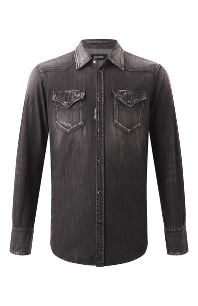 Мужская джинсовая рубашка DSQUARED2, арт. S74DM0848/S30826
