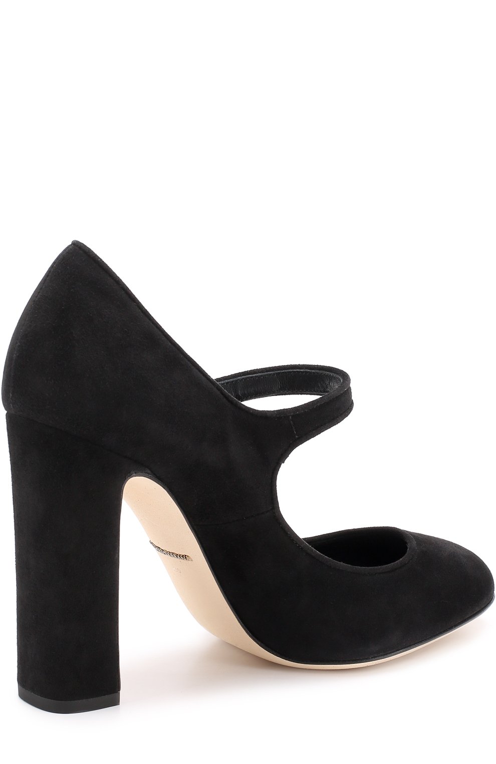Замшевые туфли vally на устойчивом каблуке DOLCE & GABBANA, арт. 0112/CD0884/A1275, фото 4