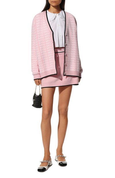 Шерстяная юбка MIU MIU, арт. MMG310-1V8X-F0442, фото 2