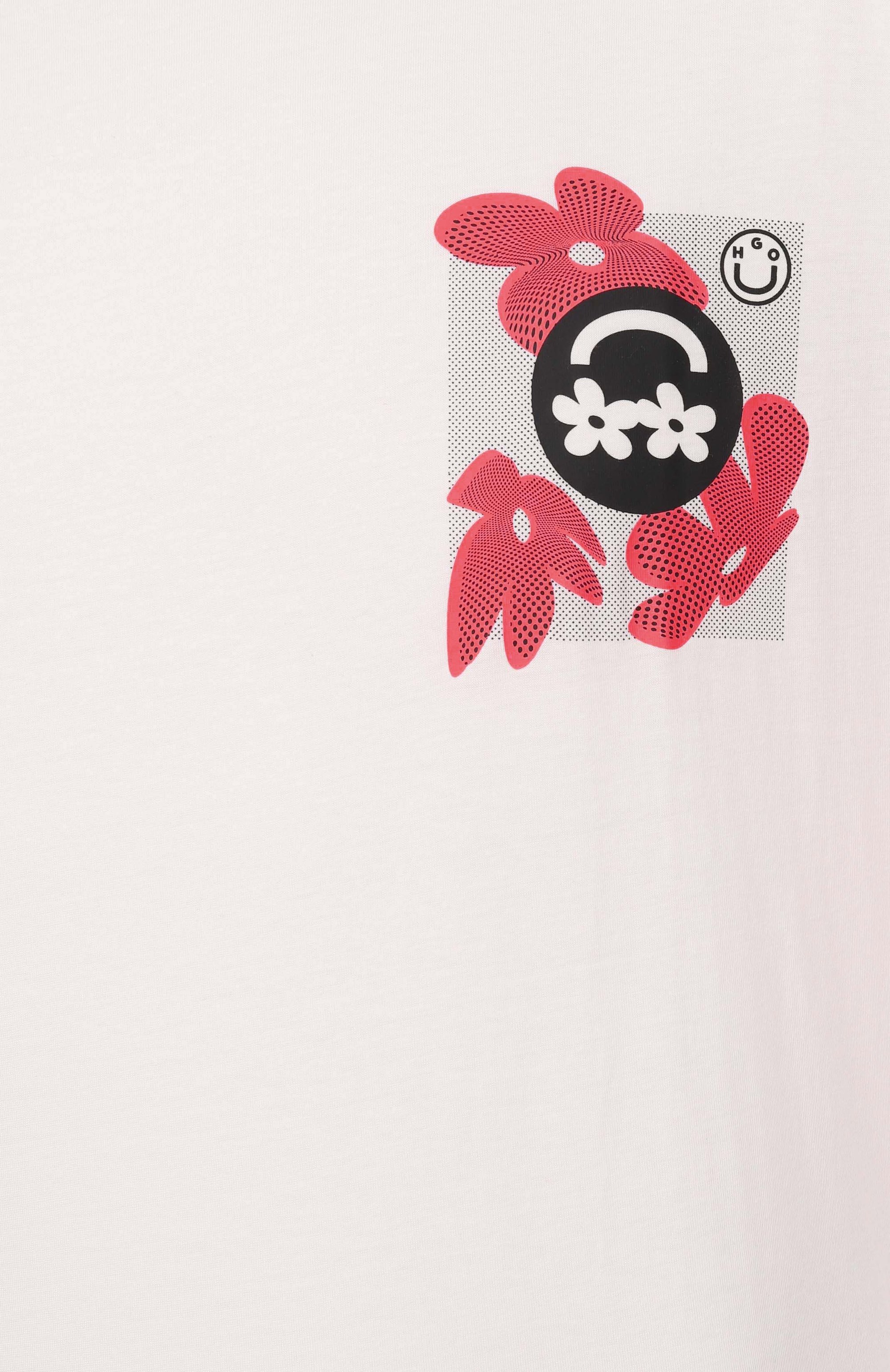 Хлопковая футболка HUGO BLUE, арт. 50533387, фото 6