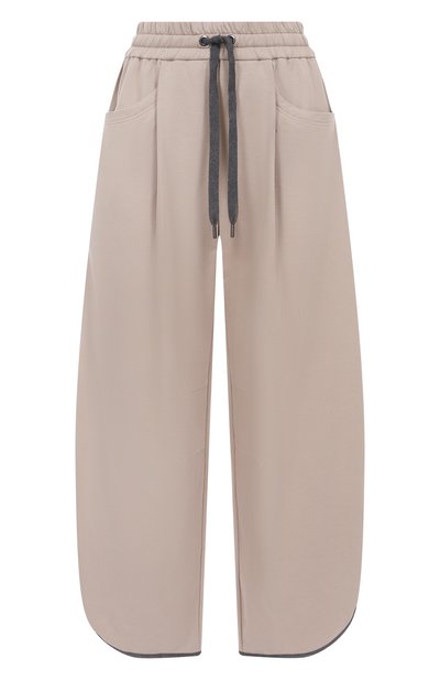 Женские хлопковые брюки BRUNELLO CUCINELLI, арт. MH827S0599