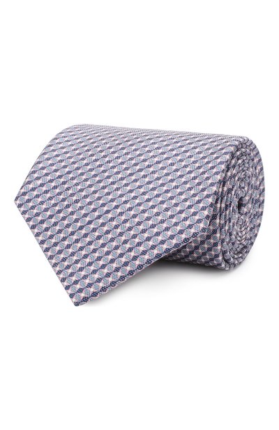 Мужской галстук из шелка и льна BRIONI, арт. 062H00/P840G