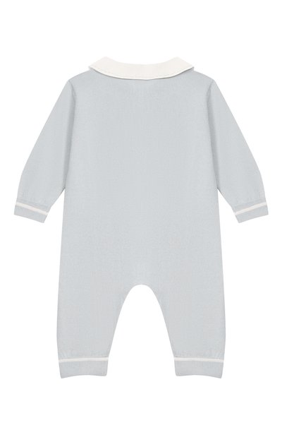 Комбинезон из шелка и кашемира BABY T голубого цвета по цене 26450 руб., арт. 26AIR831TZ_001, фото 2 Комбинезон из шелка и кашемира BABY T, арт. 26AIR831TZ_001, фото 2