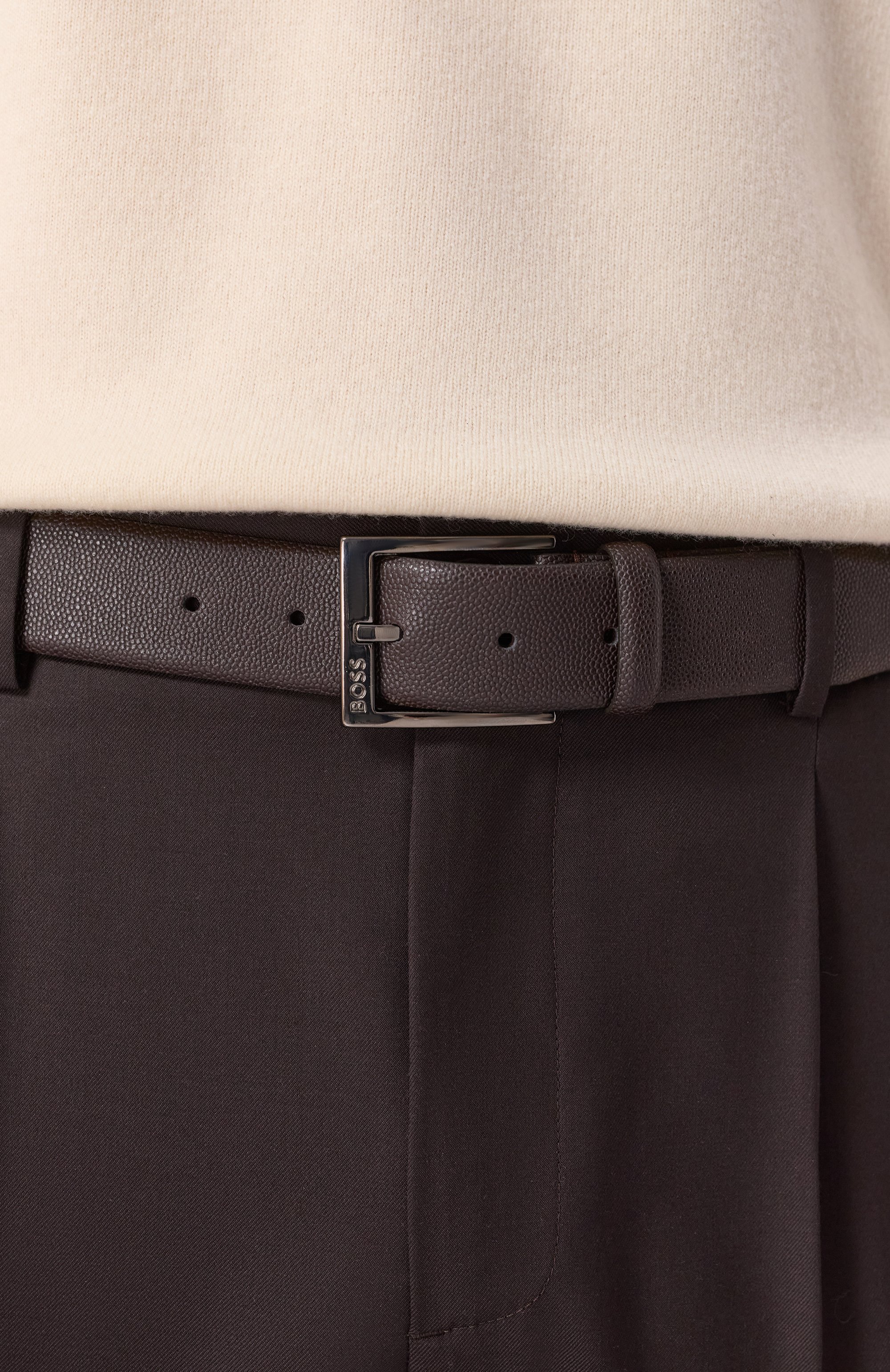 Кожаный ремень BOSS, арт. 50537168, фото 2