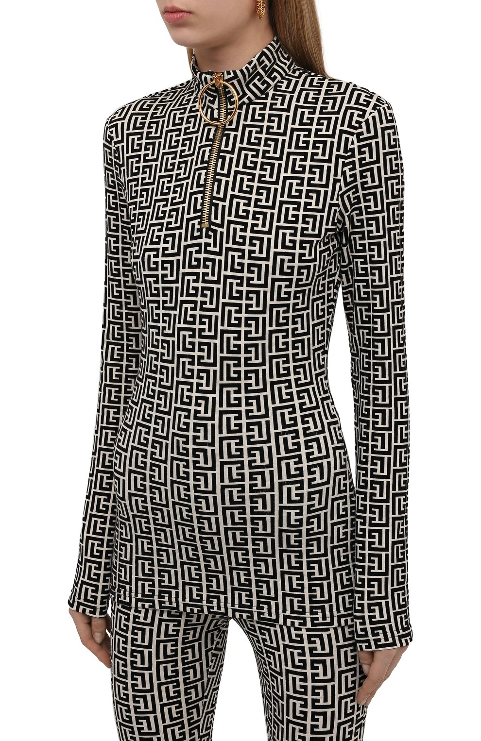 Пуловер из вискозы balmain x rossignol BALMAIN, арт. WF2AR150/J226, фото 3