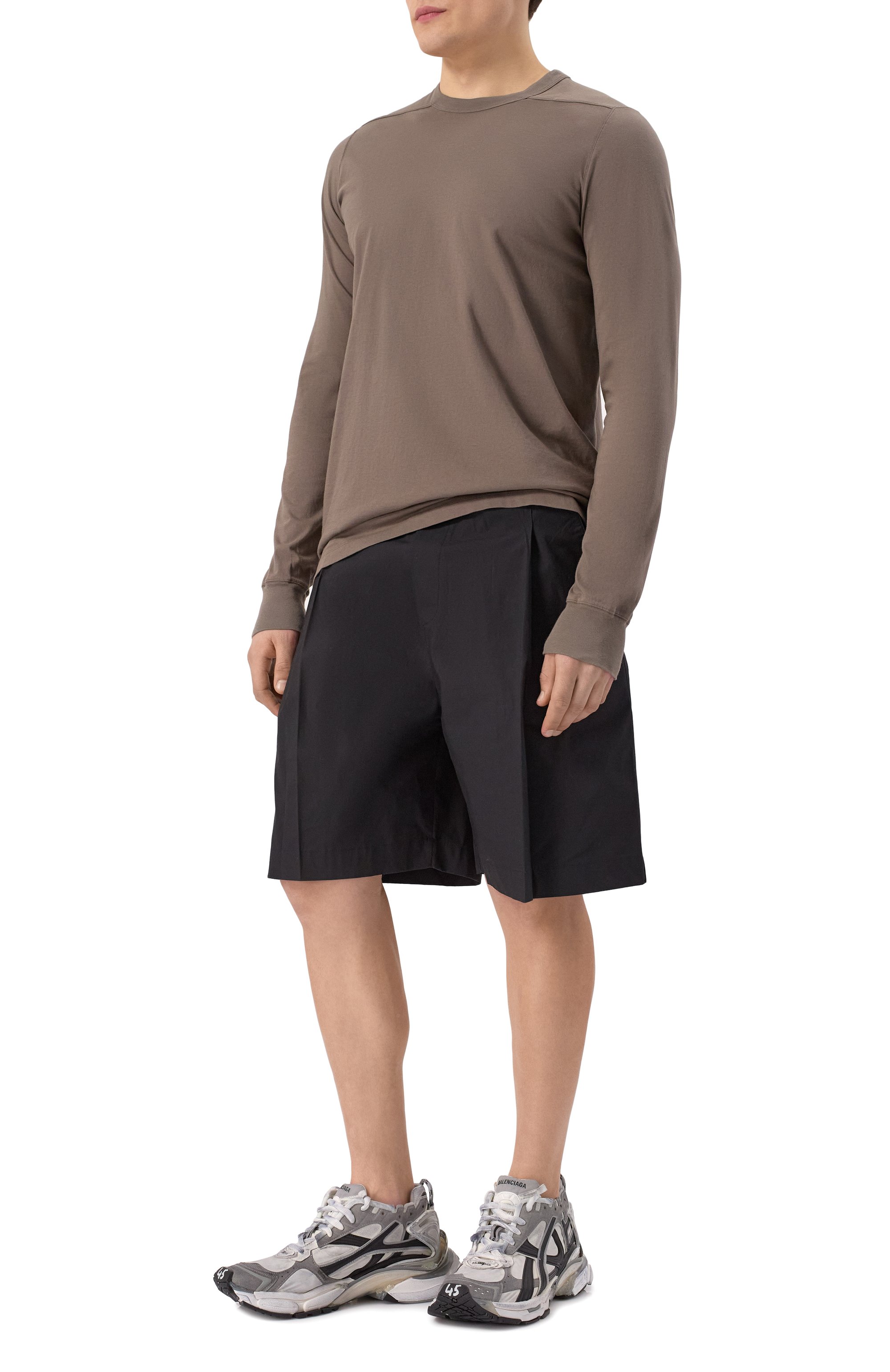 Хлопковый лонгслив RICK OWENS, арт. RU01E5266/JA, фото 2