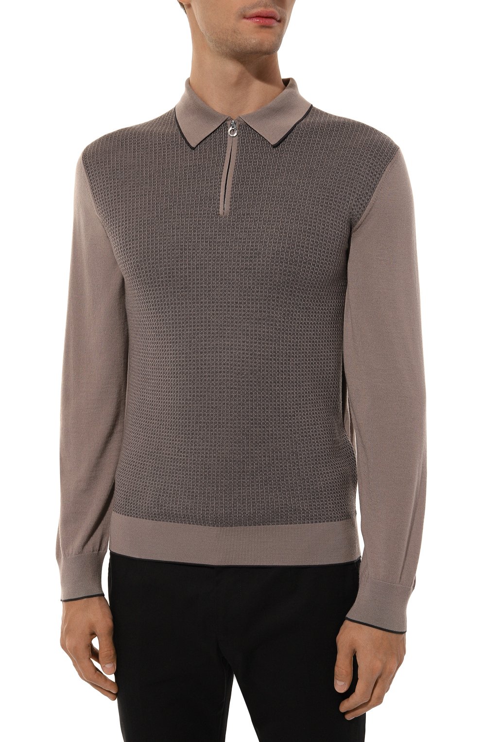 Поло из шерсти и шелка STEFANO RICCI, арт. KE06007AZ1/E24303, фото 3