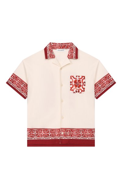 Хлопковая рубашка DOLCE & GABBANA, арт. L4JS52/II7KW