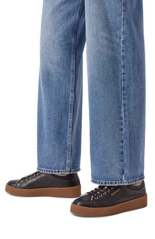 Кожаные кеды Lucerne Bogner 22540203 Чёрный  22540203 Фото 3