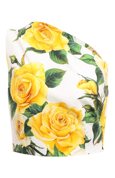 Женский хлопковый топ DOLCE & GABBANA, арт. F7710T/FSEHW