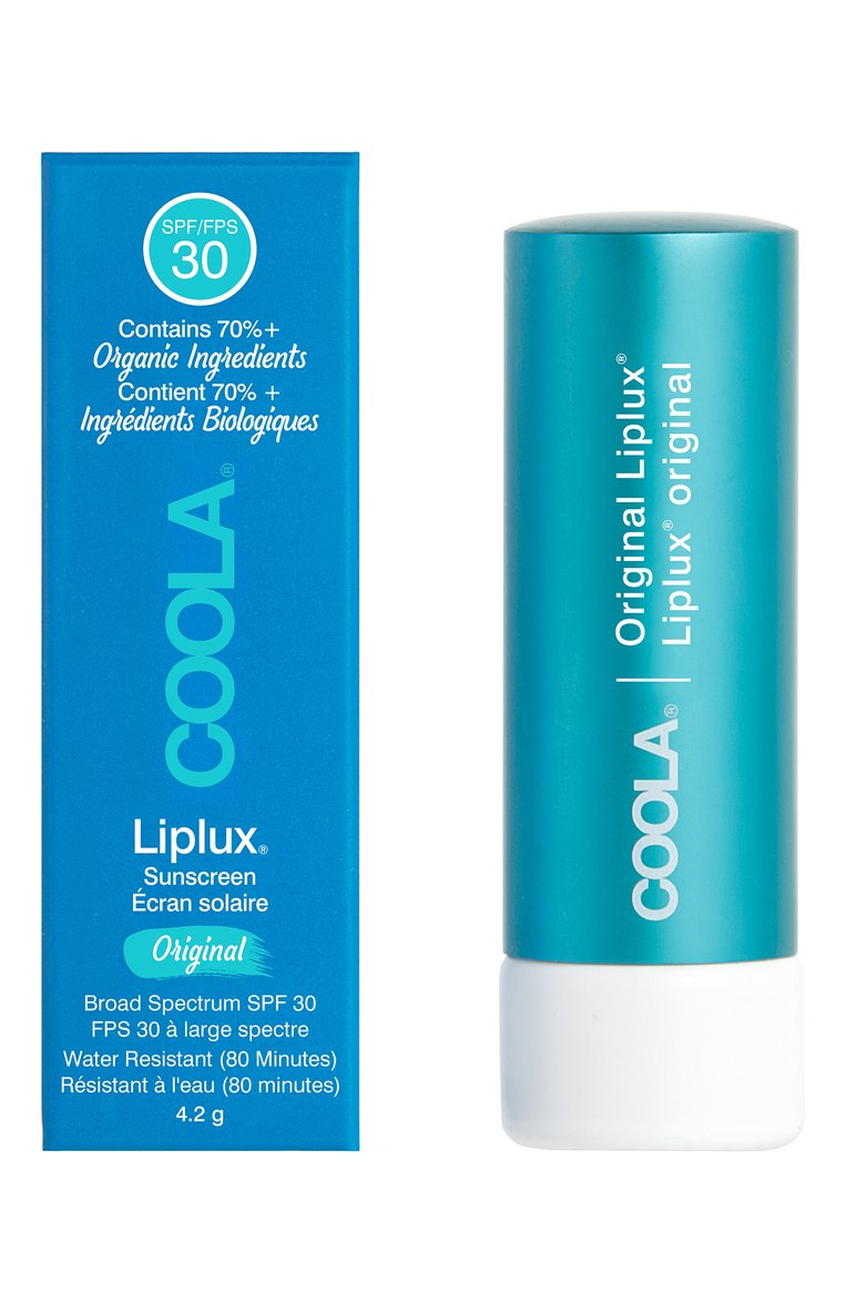 Солнцезащитный бальзам для губ spf30 (4,2g) COOLA бесцветного цвета, арт. CL10349 | Фото 1 (SPF фильтр: Средний (25-30); Региональные ограничения белый список (Axapta Mercury): Не проставлено; Нос: Не проставлено)