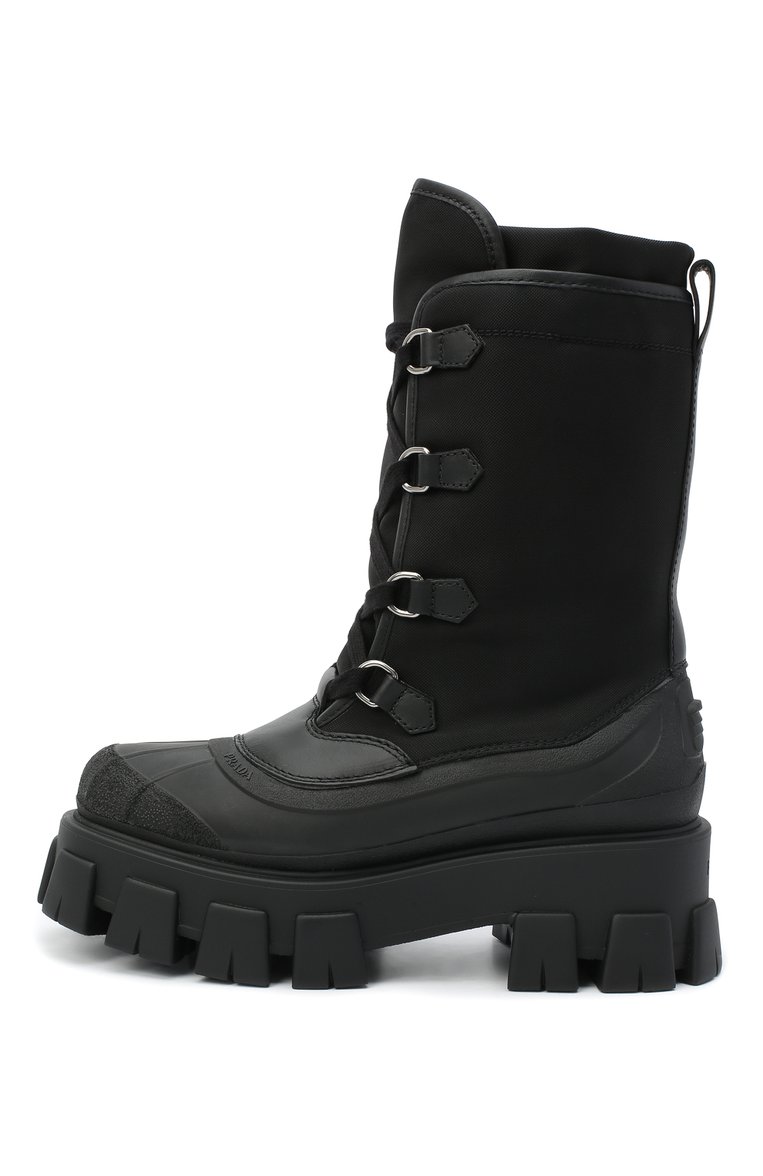 Комбинированные ботинки PRADA, арт. 1U363M-3KML-F0002-055, фото 2