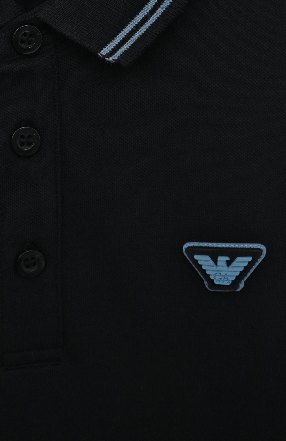 Хлопковое поло EMPORIO ARMANI, арт. 6L4FJB/1JPTZ, фото 3