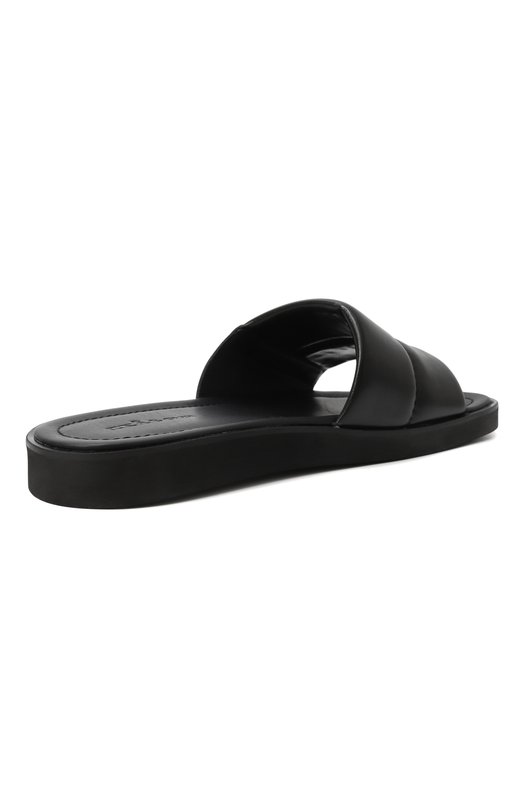 Кожаные шлепанцы Kiton USSA301N0123301 Чёрный  USSA301N0123301 Фото 5