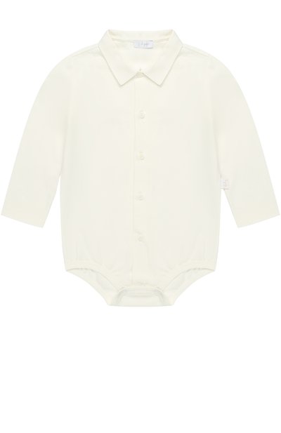 Хлопковое боди с воротником IL GUFO, арт. A17MB051M0032/12M-18M, фото 1