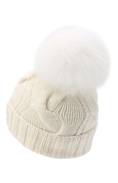 Кашемировая шапка courchevel LORO PIANA белого цвета по цене 64350 руб., арт. FAI3621, фото 3 Кашемировая шапка courchevel LORO PIANA, арт. FAI3621, фото 3