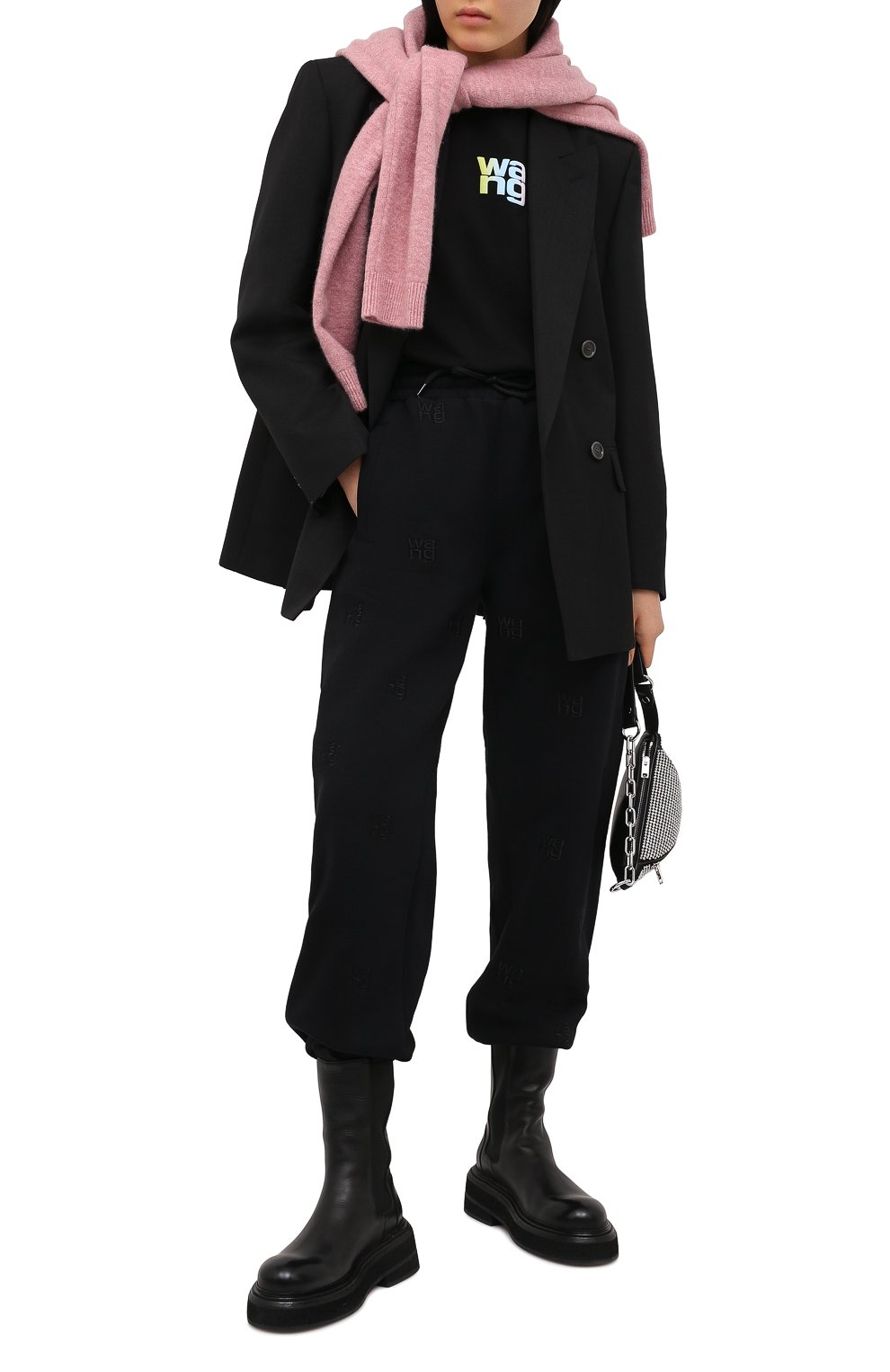 Хлопковый джоггеры ALEXANDER WANG, арт. UCC1214008, фото 2