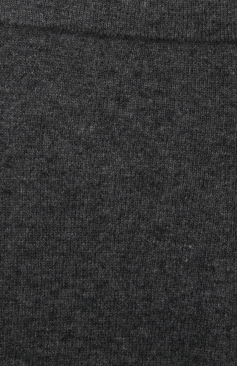 Детские шерстяные легинсы IL GUFO серого цвета, арт. A23PL115EM220/5A-8A | Фото 3 (Материал внешний: Шерсть; Нос: Не проставлено; Девочки Кросс-КТ: Леггинсы-одежда; Автоматизация состава: Проставлено)