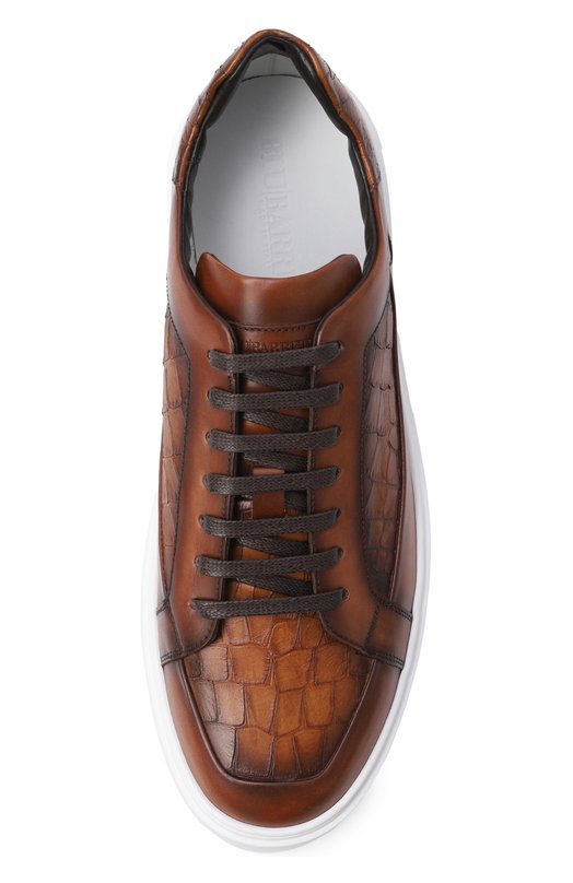 Кожаные кеды Foley Blu Barrett F0LEY-14161.2/C0RAL Коричневый  F0LEY-14161.2/C0RAL Фото 5