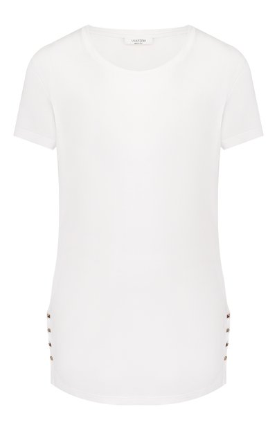Женская хлопковая футболка VALENTINO, арт. MB3MG02Z/2QJ