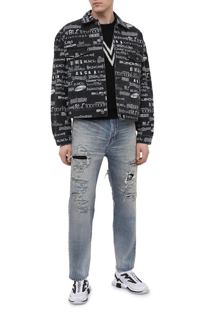 Текстильные кроссовки sorrento DOLCE & GABBANA, арт. CS1823/AW478, фото 2