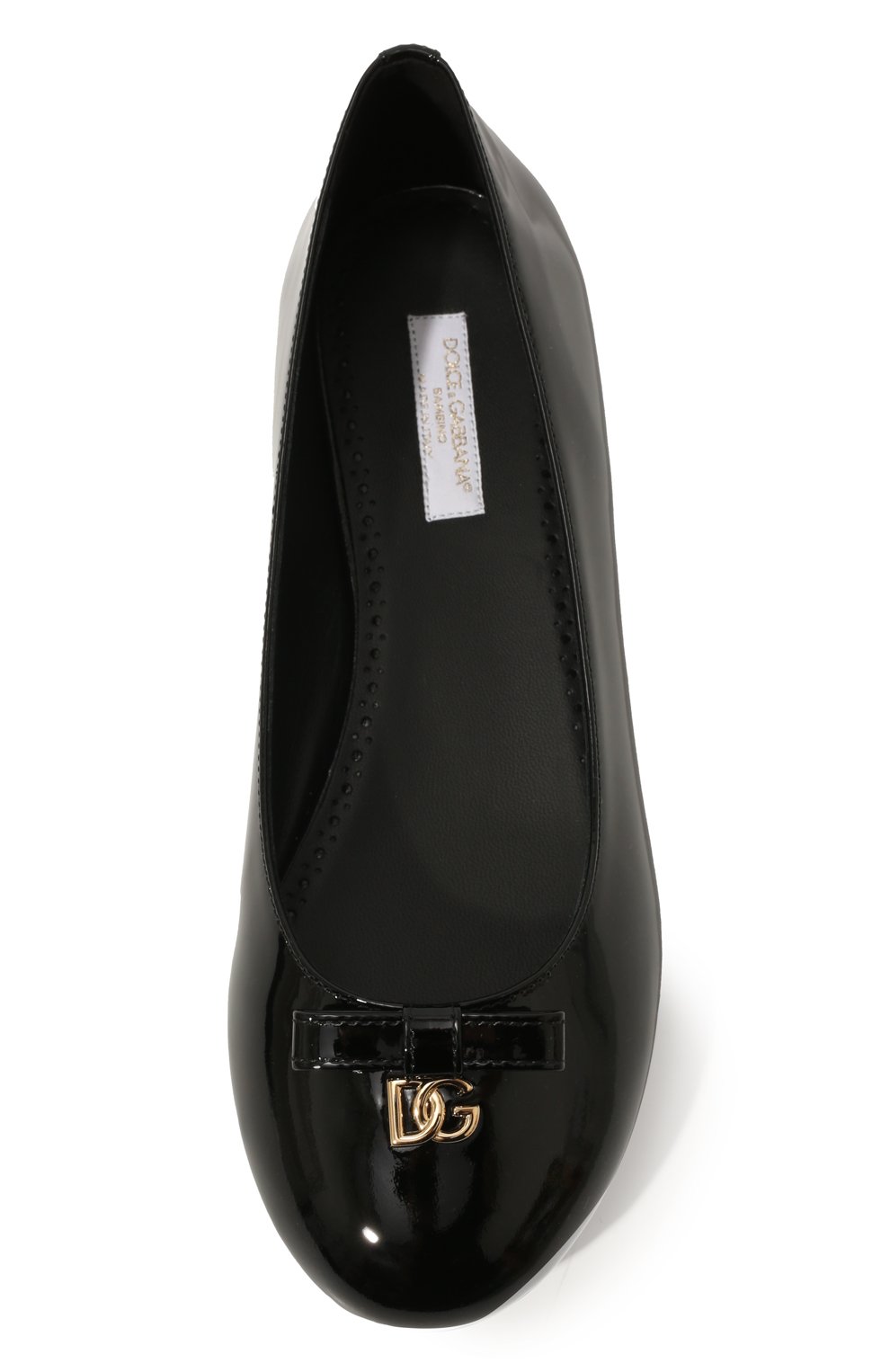 Кожаные балетки DOLCE & GABBANA, арт. D11141/A1328/37-39, фото 4