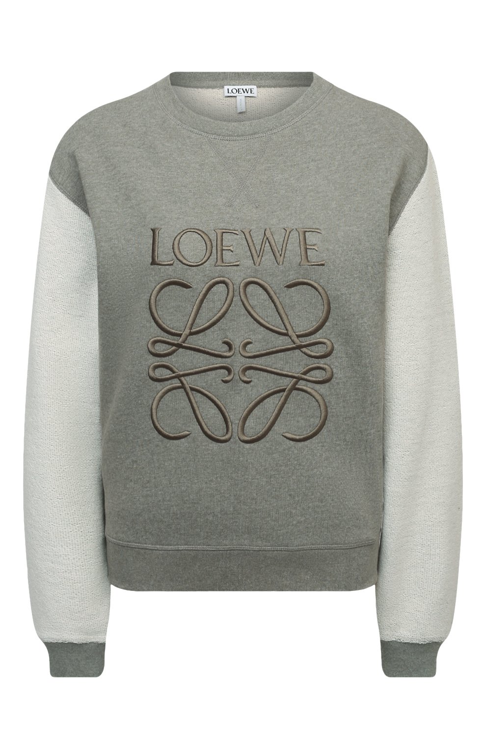 Хлопковый свитшот LOEWE светло-зеленого цвета по цене 71650 руб., арт. S359341XA8, фото 1 Хлопковый свитшот LOEWE, арт. S359341XA8, фото 1