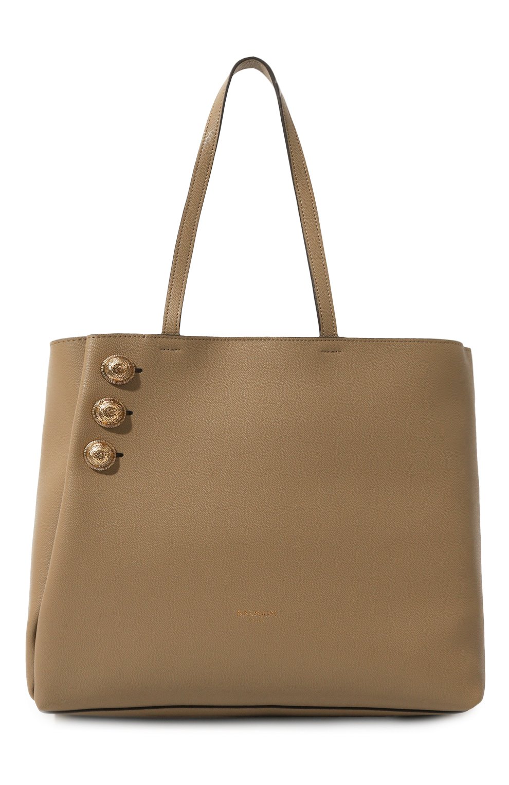 Сумка-тоут emblème BALMAIN темно-бежевого цвета по цене 119500 руб., арт. DN1FE836/LGSR, фото 1 Сумка-тоут emblème BALMAIN, арт. DN1FE836/LGSR, фото 1