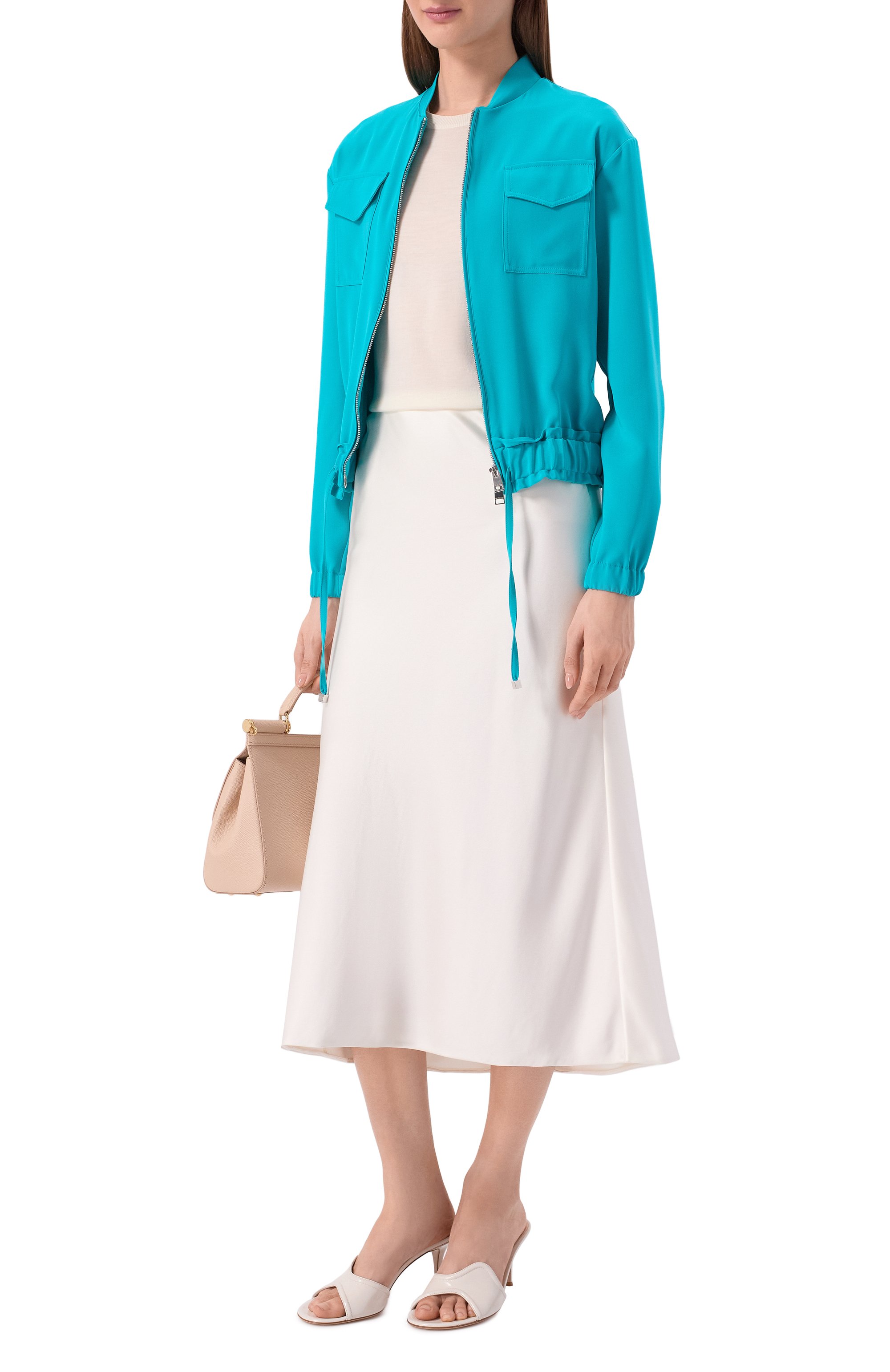 Шелковый бомбер KITON, арт. D59416K0977A, фото 2