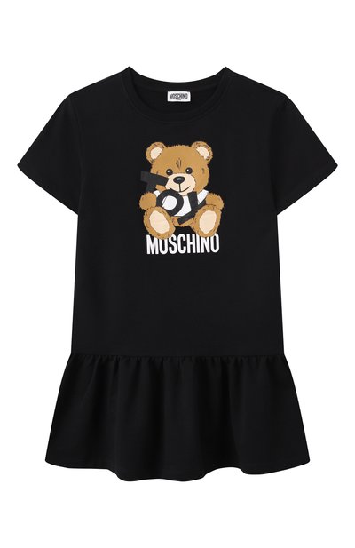 Хлопковое платье MOSCHINO, арт. HDV0GB/LCA19/4-8