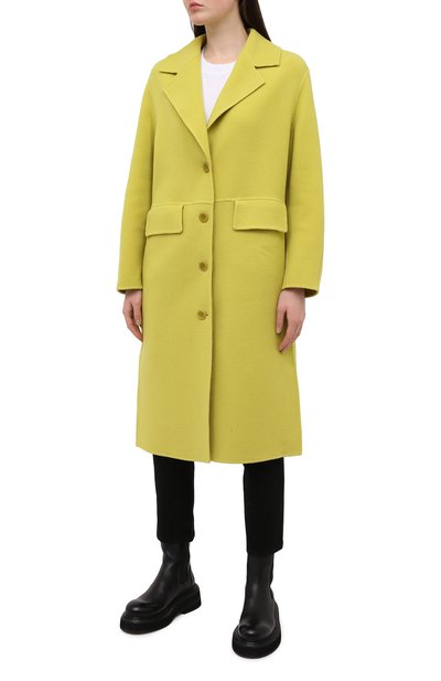 Шерстяное пальто PROENZA SCHOULER WHITE LABEL, арт. WL2111027-AW083, фото 3