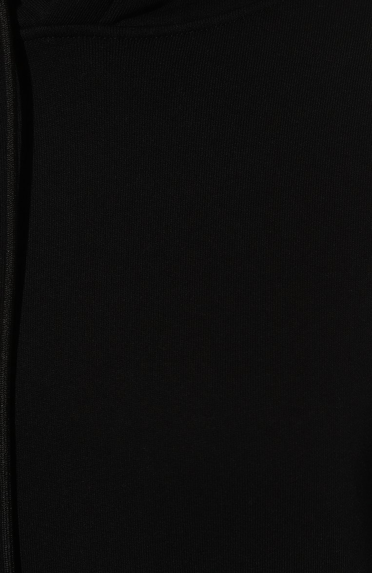 Женский хлопковое худи MSGM черного цвета, арт. 2000MDM535 200001 | Фото 5 (Материал внешний: �Хлопок; Материал сплава: Проставлено; Рукава: Длинные; Драгоценные камни: Проставлено; Длина (для топов): Удлиненные; Стили: Спорт-шик; Женское Кросс-КТ: Худи-одежда)