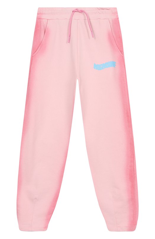 

Хлопковые джоггеры MSGM kids, Розовый