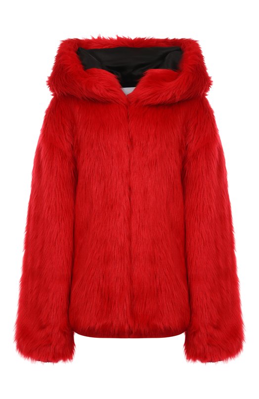 Шуба из экомеха MSGM 3942MDC03/257814 Красный 3942MDC03/257814