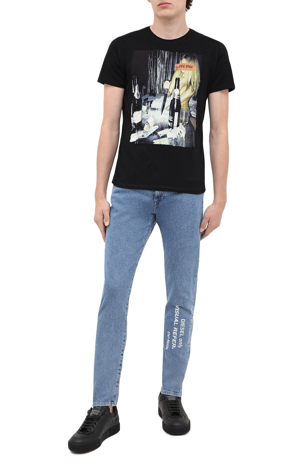 Хлопковая футболка BISIBIGLIO, арт. LIFE STR0NG/PESANTE, фото 2