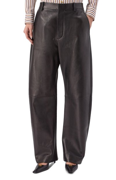 Кожаные брюки BOTTEGA VENETA, арт. 797751 V3WT0, фото 3