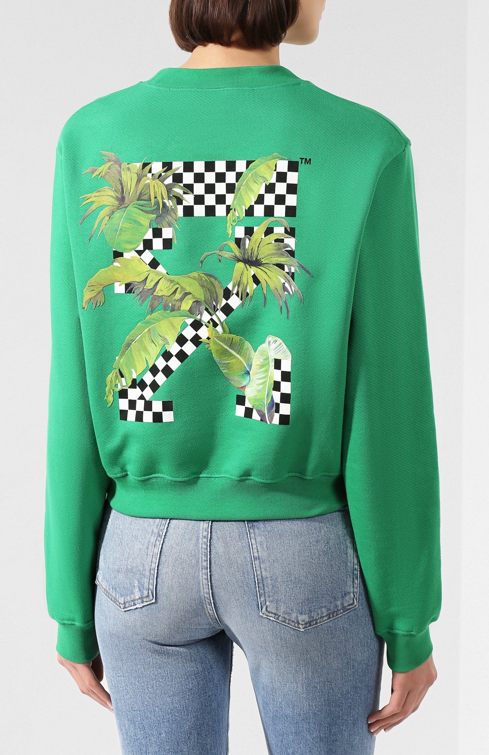 Хлопковый свитшот OFF-WHITE, арт. 0WBA026F19F300534010, фото 4