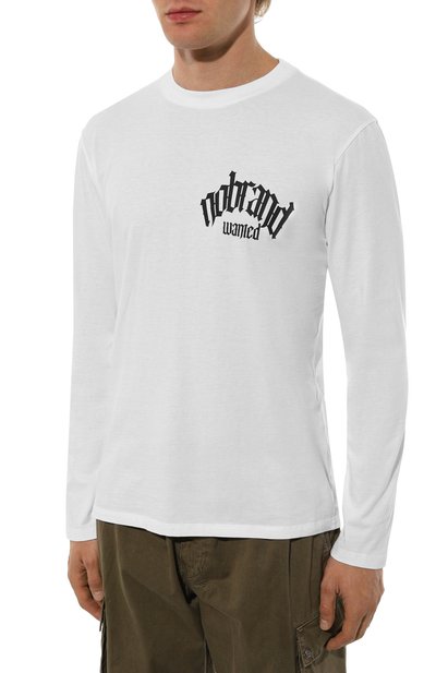 Хлопковый лонгслив DIEGO VENTURINO, арт. D3W4DVTS-MLW, фото 3