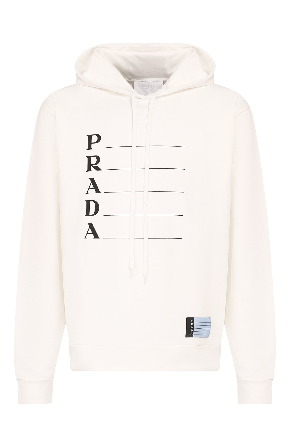 Хлопковое худи PRADA, арт. UJL035-1XO2-F0AA1-191, фото 1