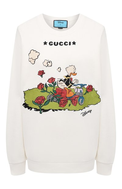 Хлопковый свитшот disney x gucci GUCCI, арт. 617964/XJDA7, фото 1
