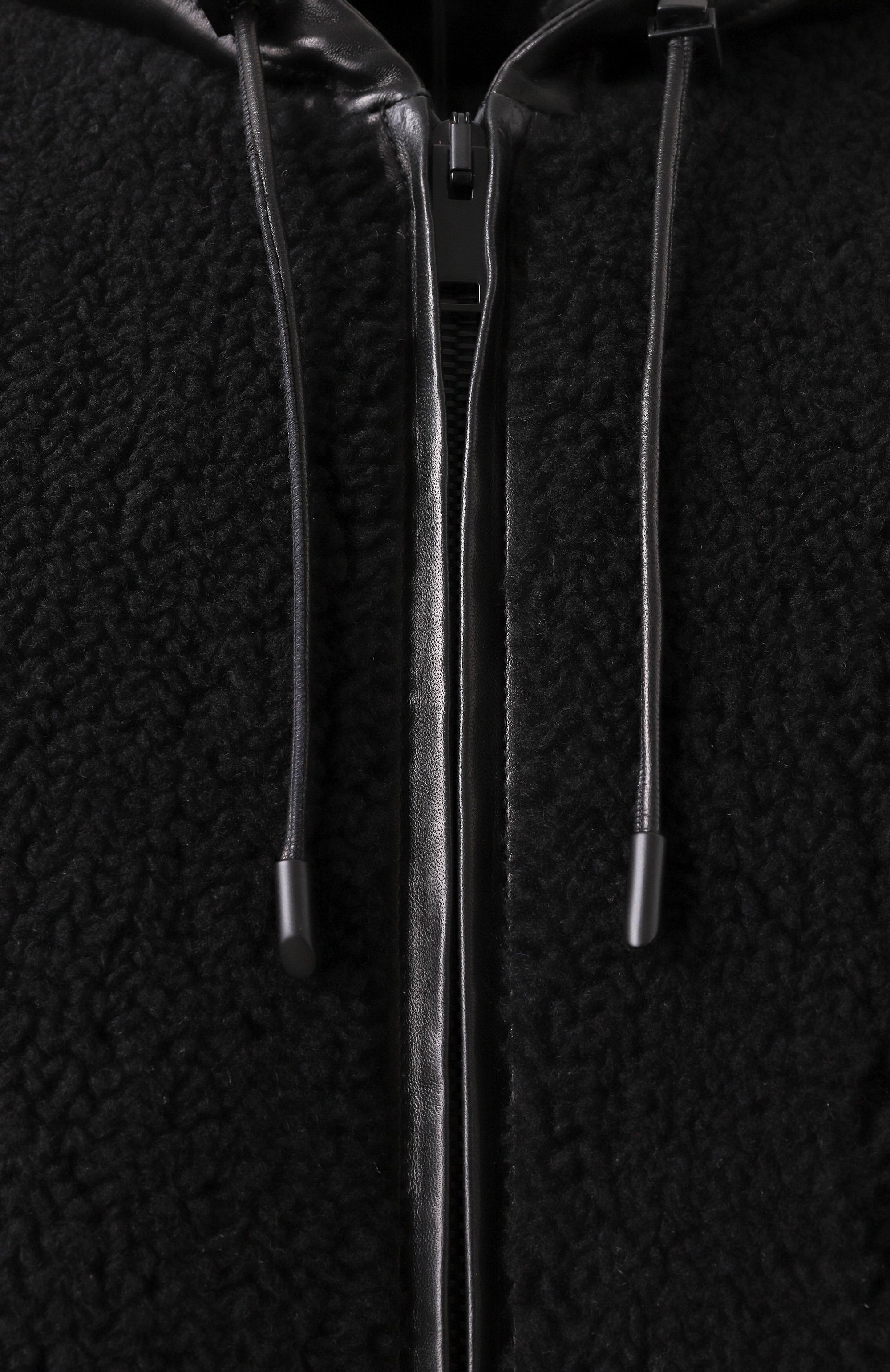 Бомбер из кашемира и шелка MVST черного цвета по цене 456500 руб., арт. TXECK-ES4390/LC1637, фото 6 Бомбер из кашемира и шелка MVST, арт. TXECK-ES4390/LC1637, фото 6