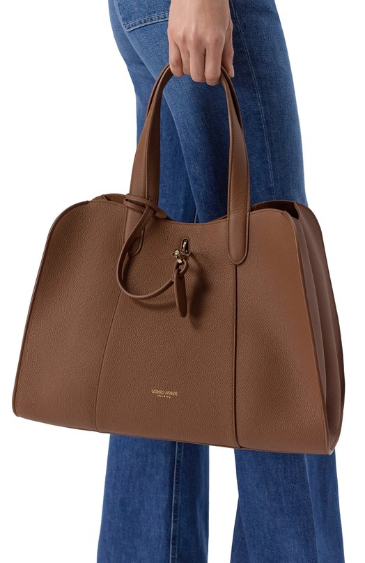 Сумка-тоут Giorgio Armani GW001709/AF14187 Коричневый  GW001709/AF14187 Фото 2
